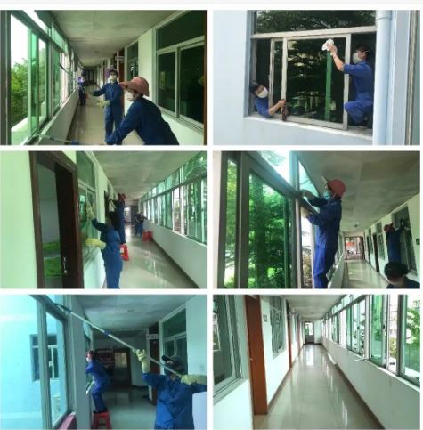 深圳盐田保洁电话 大理石翻新结晶养护 高空清洗