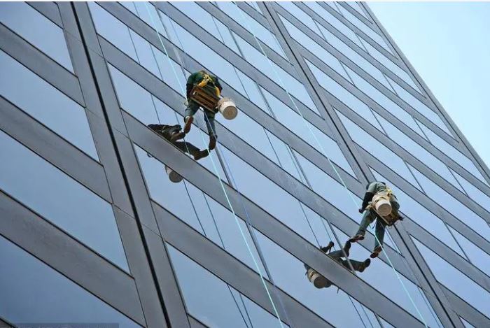 深圳盐田保洁电话 大理石翻新结晶养护 高空清洗