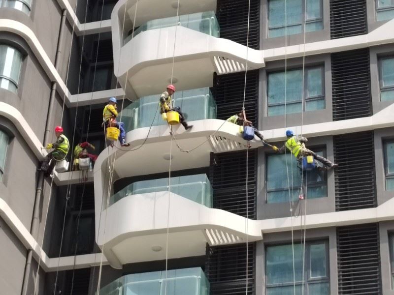 深圳外墙瓷砖清洗 蜘蛛人外墙保洁 龙华外墙清洗