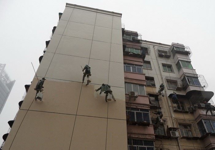 深圳南山附近外墙清洗 铝塑板外墙清洗